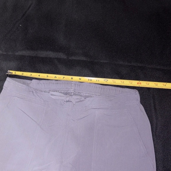 AllHeart Size Medium-P Unisex Drawstring Scrub Pants Straight Leg Gray - Picture 3 of 8